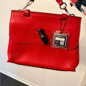 Gucci Red  Leather Handbag